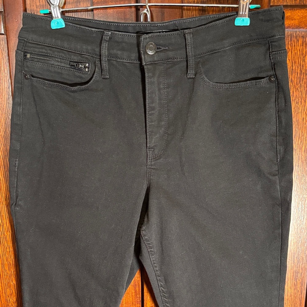 Athleta Women’s Black Denim Skinny Jeans with Stretch Sz. 10